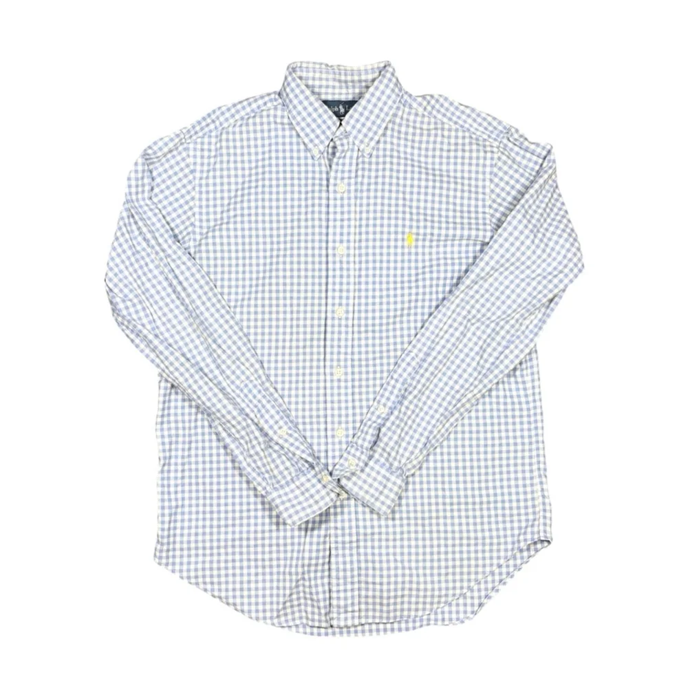 Ralph Lauren Men’s Polo Button Down Dress Gingham Shirt Size M